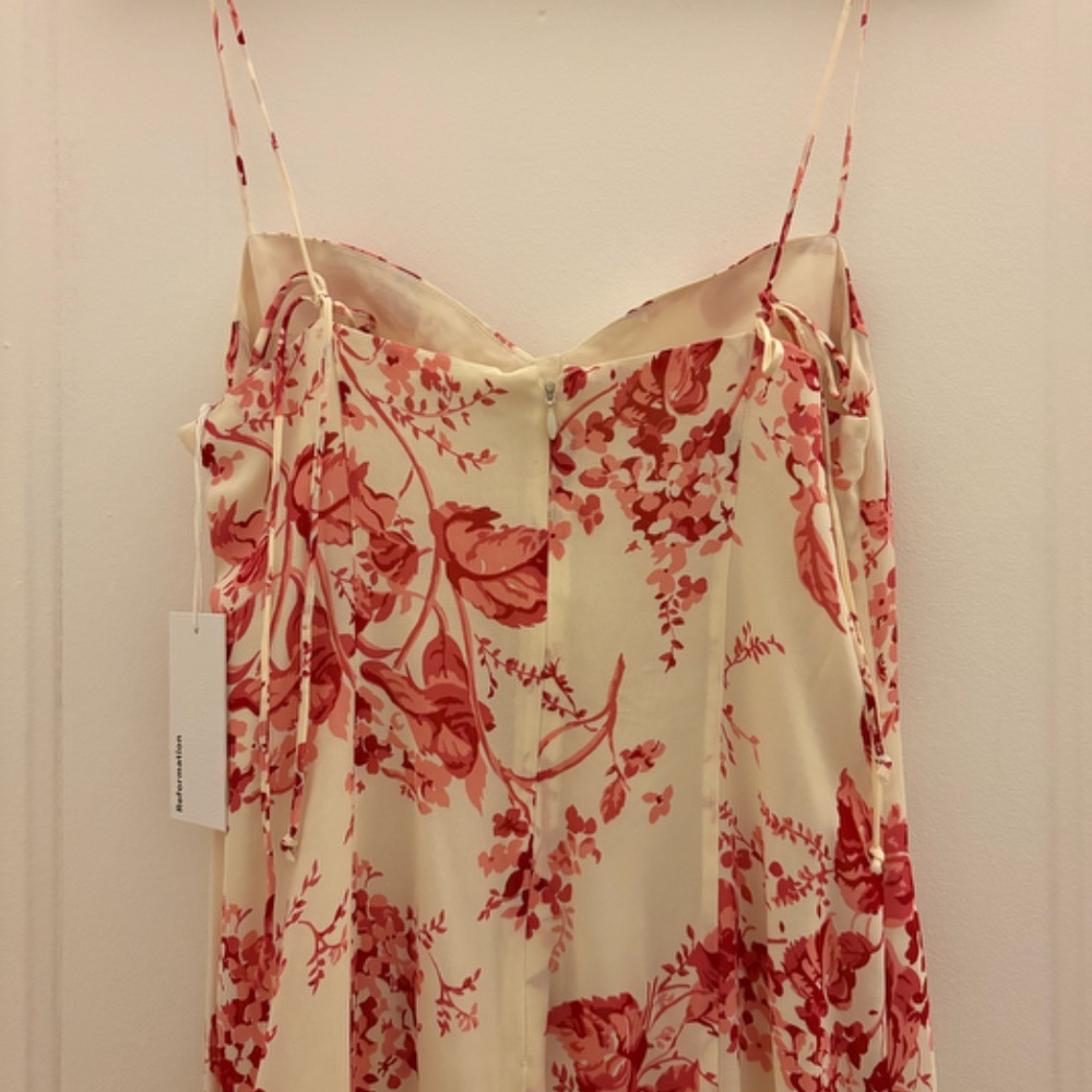 Reformation Fallon Floral Pink Maxi Dress - Picture 5 of 7